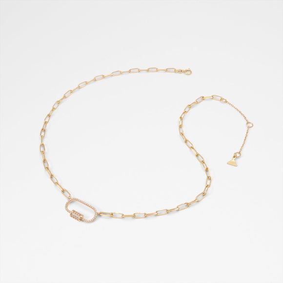 Carabiner Single-Strand Necklace