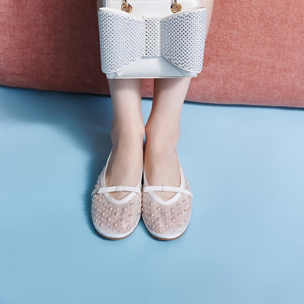 ALDO Women's White Mary Janes