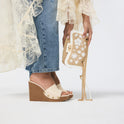 Grounded Wedge Sandals