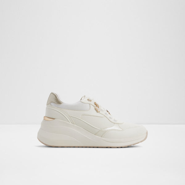 ALDO Women's White Wedge Sneakers