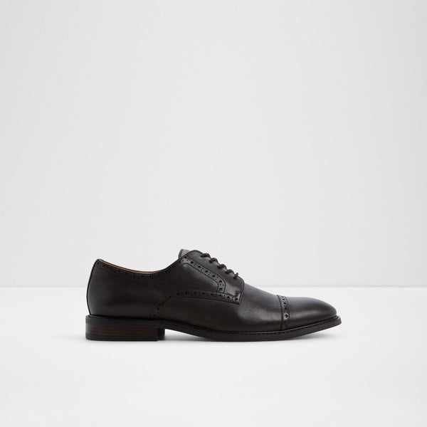 ALDO Men's Brown Leather Derby Shoes