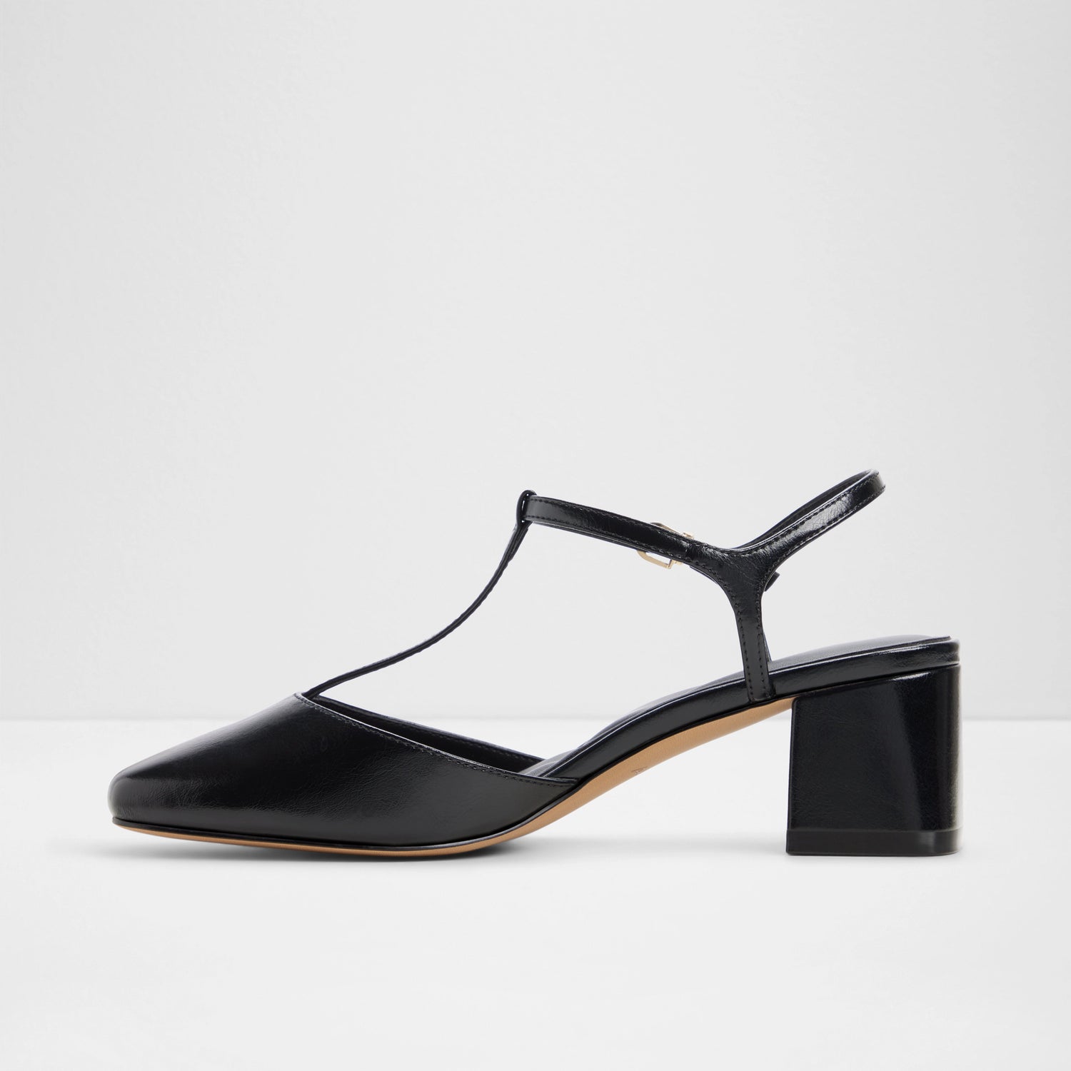Bianna T-strap Heeled Pumps