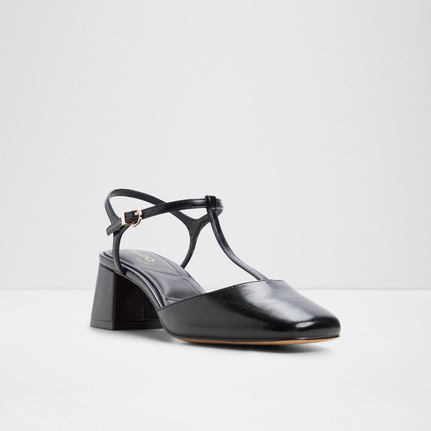 Bianna T-strap Heeled Pumps