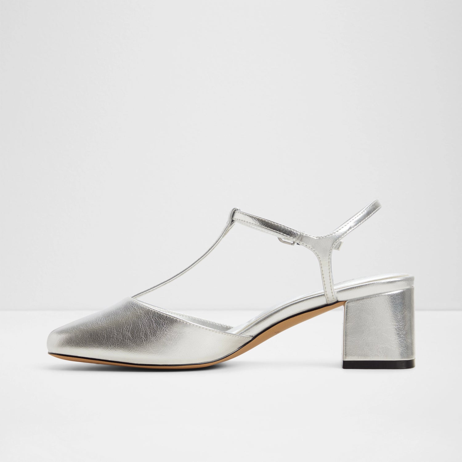 Bianna T-strap Heeled Pumps