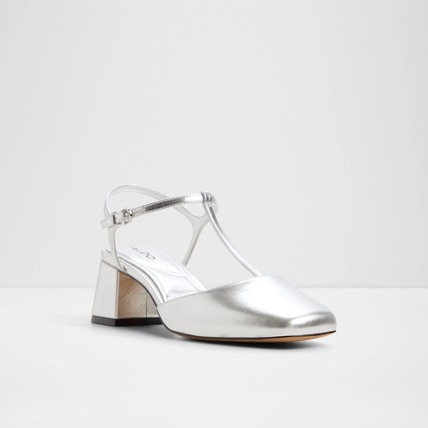 Bianna T-strap Heeled Pumps