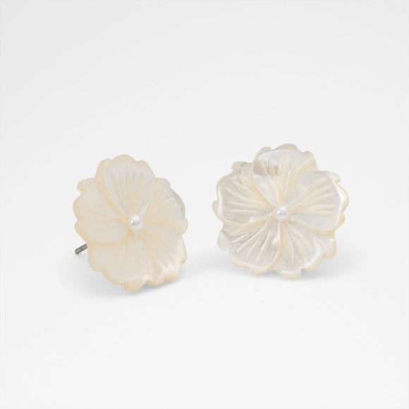 Camelliaa Pierced Earrings