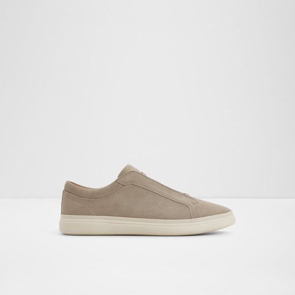 ALDO Men's Brown Leather Low-Top Sneakers