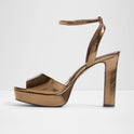 Chicgleam Ankle-Strap Heeled Sandals