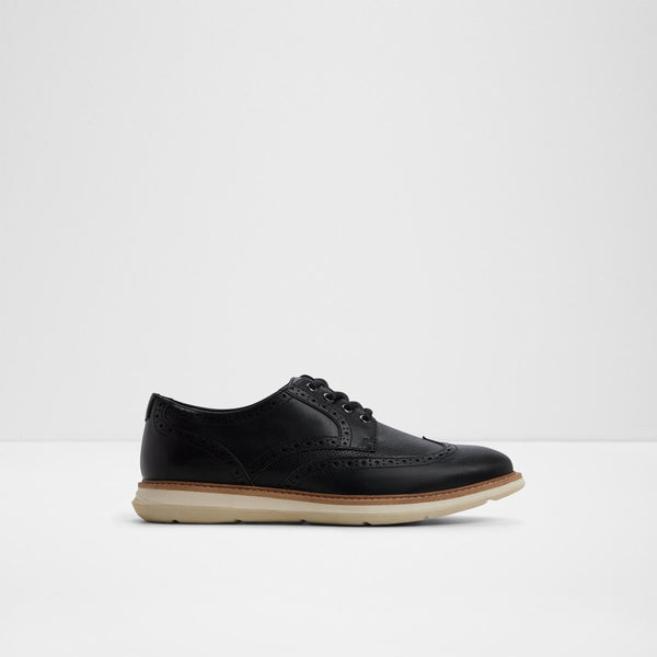 ALDO Men's Black Leather Low-Top Sneakers
