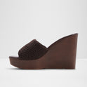 Grounded Wedge Sandals