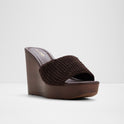 Grounded Wedge Sandals