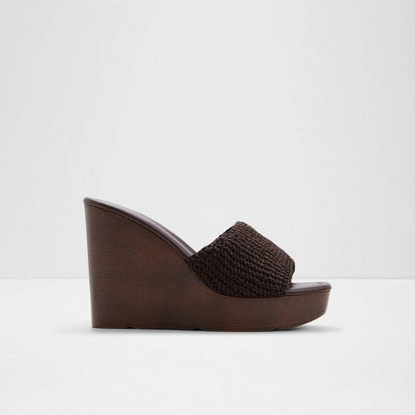 ALDO Women's Brown Wedge Sandals