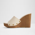 Grounded Wedge Sandals