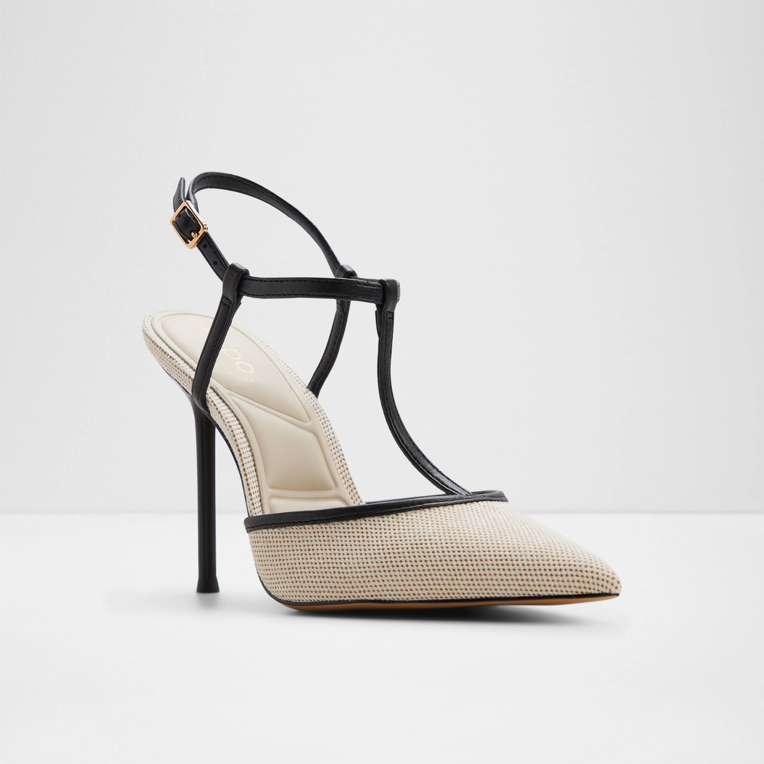 Leonna T-strap Heeled Pumps