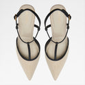 Leonna T-strap Heeled Pumps