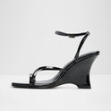 Lexina Ankle-Strap Heeled Sandals
