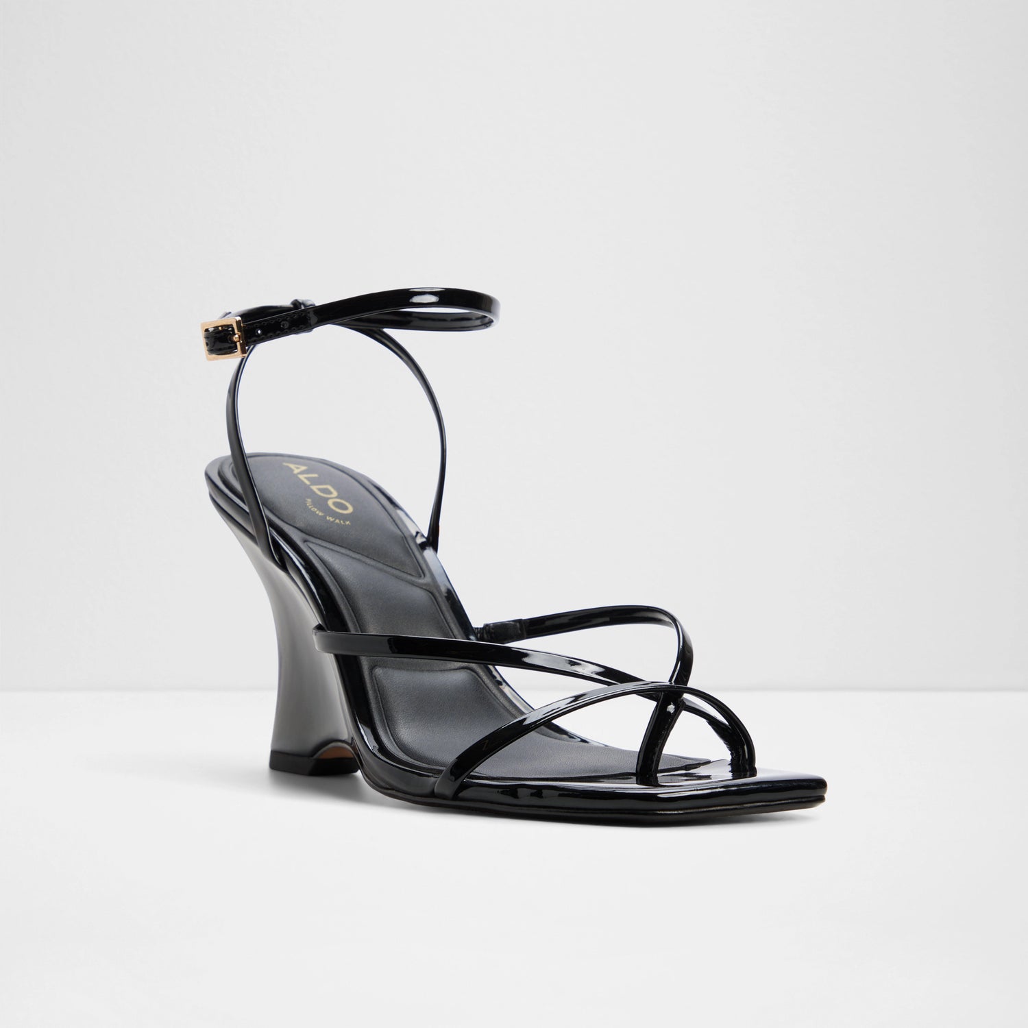 Lexina Ankle-Strap Heeled Sandals
