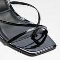 Lexina Ankle-Strap Heeled Sandals