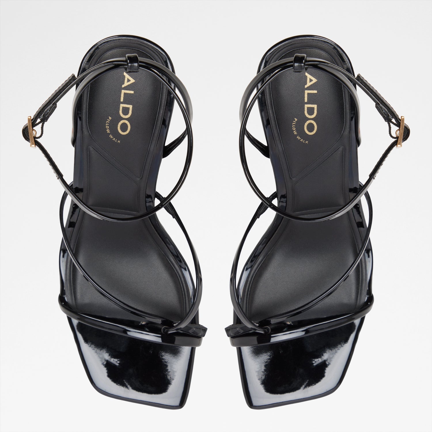 Lexina Ankle-Strap Heeled Sandals