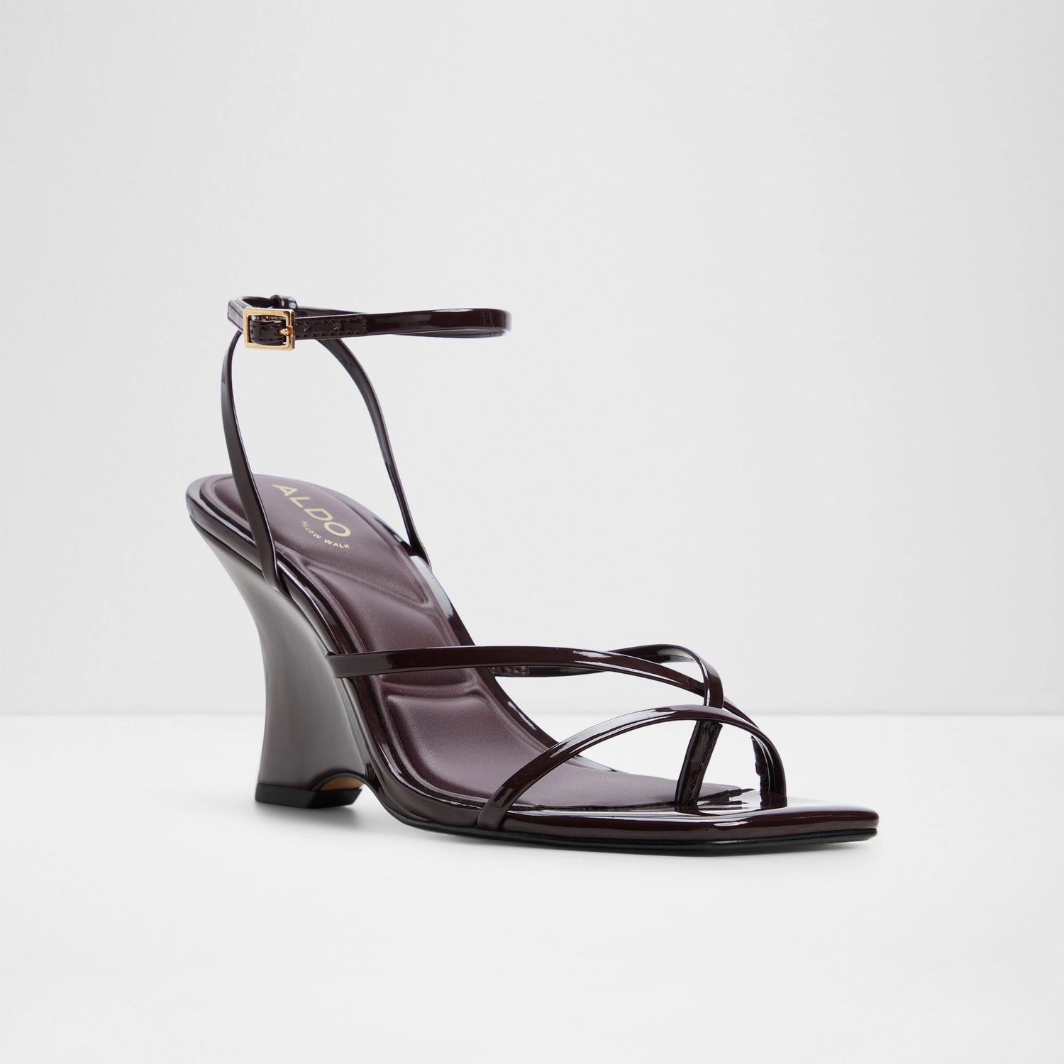 Lexina Ankle-Strap Heeled Sandals