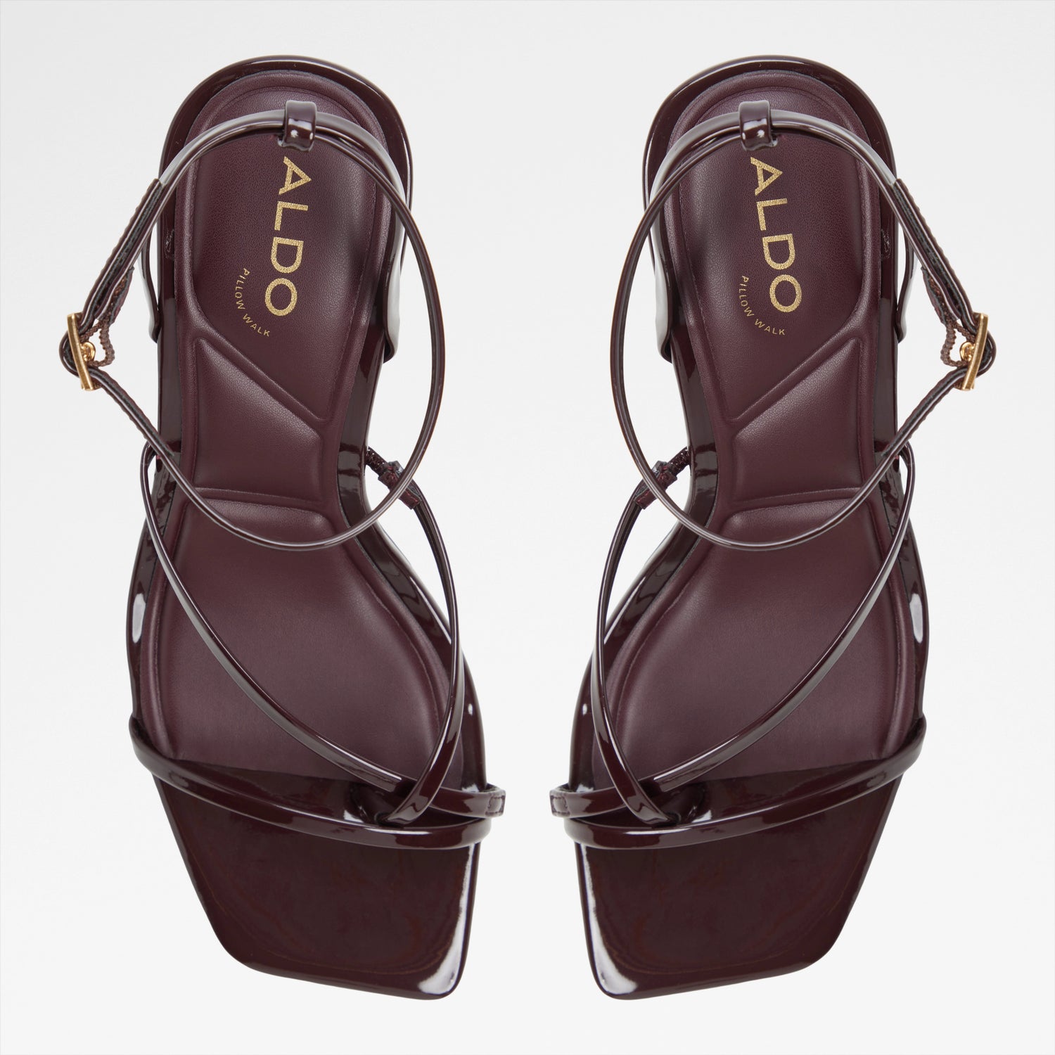 Lexina Ankle-Strap Heeled Sandals