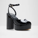 Monnae Ankle-Strap Heeled Sandals