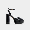 Monnae Ankle-Strap Heeled Sandals