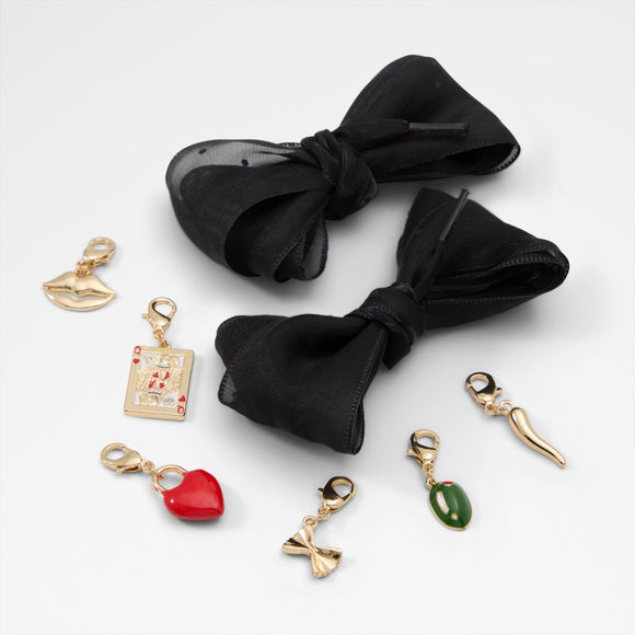 Polkadots Shoelaces And Imitation Jewelry Set