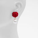 Rosettee Drop Earrings